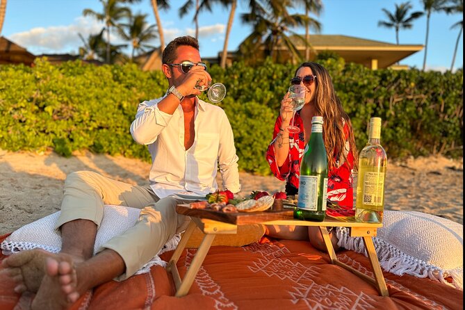 Romantic Sunset Picnic at Pristine Beach with Photo & Video - How the Photo and Video Part Works at Sunset