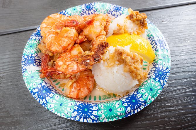 Sights & Bites Ultimate Oahu Circle Island Foodie Tour - North Shore Lunch at Aloha Shrimp: How to Eat Well Without Getting Tricked