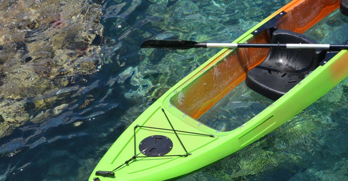 South Maui: Self Guided Clear Bottom Kayak Tour - Getting set up fast: orange-and-green kayaks, quick safety, then freedom