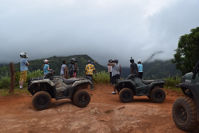 West Maui Mountains ATV Adventure - Downhill to the coast: long trail time and shoreline views